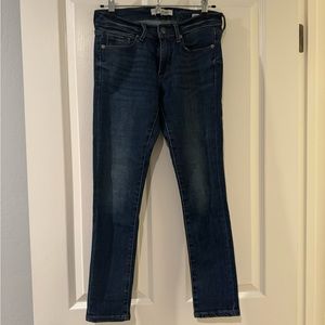 Banana Republic Skinny Ankle Blue Medium Wash 26P